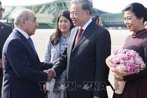 Tổng Bí thư Tô Lâm và Phu nhân bắt đầu thăm cấp Nhà nước Cộng hòa Azerbaijan