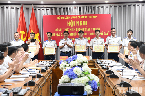 Hiệu quả từ Phong trào thi đua 'Ngành Hậu cần Quân đội làm theo lời Bác Hồ dạy' tại Vùng Cảnh sát biển 2