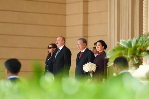 Lễ đón chính thức Tổng Bí thư Tô Lâm và Phu nhân thăm cấp Nhà nước Azerbaijan