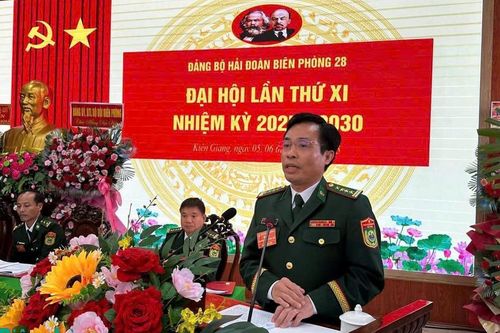 Đảng bộ Hải đoàn Biên phòng 28 tổ chức thành công Đại hội lần thứ XI, nhiệm kỳ 2025-2030