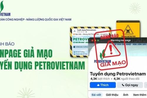 Cảnh báo fanpage mạo danh Petrovietnam