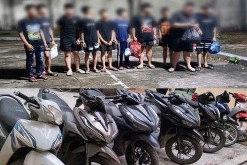 Bắt giữ nhóm đối tượng mang hung khí gây rối, tấn công người đi đường