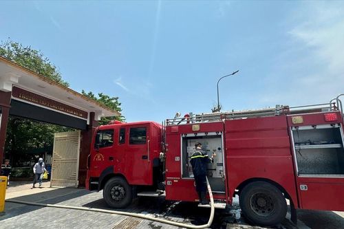 Xử lý kịp thời vụ cháy tại nhà thí nghiệm Trường chuyên Phan Bội Châu