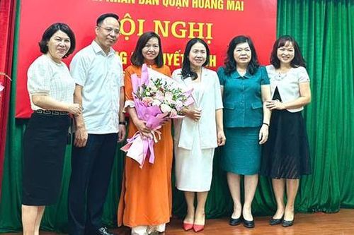 Trường Mầm non Hoàng Văn Thụ: Cô giáo Nguyễn Thị Hương - Phó Hiệu trưởng, Chủ tịch công đoàn, năng động, tâm huyết và sáng tạo