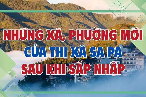 Các xã, phường mới của thị xã Sa Pa sau khi sáp nhập