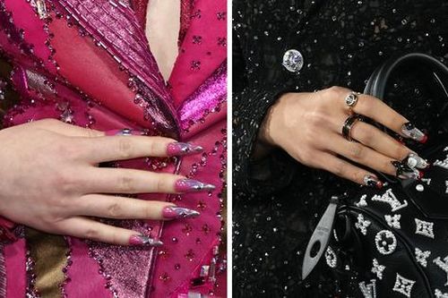 Điểm danh những mẫu nail ấn tượng trên thảm xanh Met Gala 2025