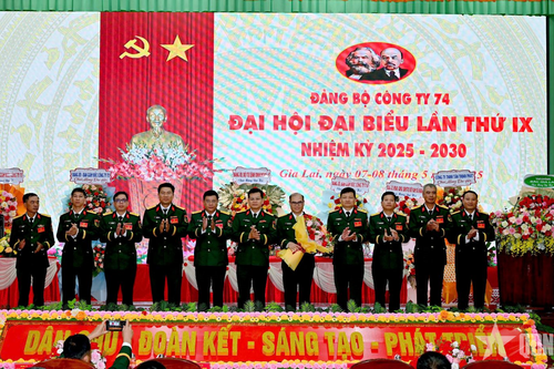 Đảng bộ Công ty 74 hoàn thành xuất sắc nhiệm vụ nhiệm kỳ 2020-2025