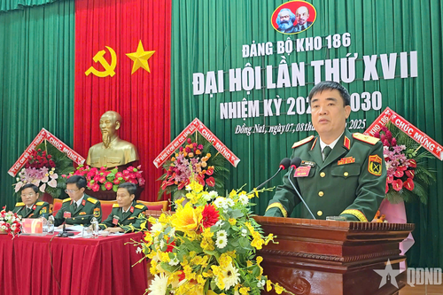 Đảng bộ Kho 186 đề ra phương hướng xây dựng đơn vị vững mạnh, hiện đại
