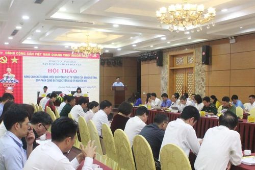 Quảng Ninh: Hội thảo khoa học Nâng cao hiệu quả công tác tư tưởng của Đảng bộ tỉnh