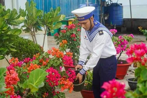 Những người lính Hải quân ở Trường Sa