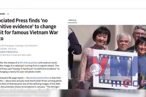 AP không thay đổi tác quyền bức ảnh 'Em bé Napalm'