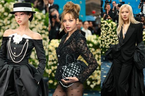 Bộ ba BLACKPINK 'trượt sạch' top sao mặc đẹp ở Met Gala