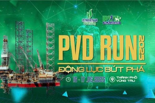 PVD RUN 2025 hơn 1.200 vận động viên đăng ký tham gia