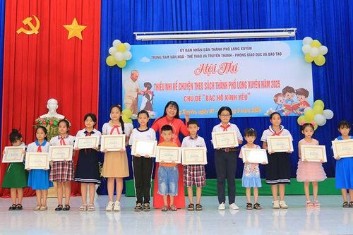 TP. Long Xuyên tổ chức Hội thi Thiếu nhi kể chuyện theo sách
