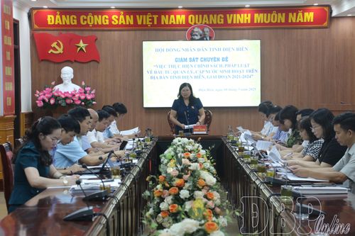 Cần tăng cường công tác quản lý, đầu tư công trình cấp nước sinh hoạt