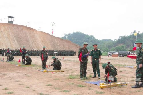 Trung đoàn 123 tập huấn nội dung, phương pháp kiểm tra 3 tiếng nổ dành cho chiến sĩ mới