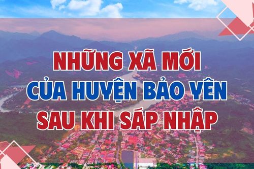 6 xã mới của huyện Bảo Yên sau khi sáp nhập