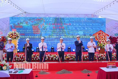 Động thổ xây dựng Nhà máy công nghệ cao BEI KE YUAN tổng vốn đầu tư gần 1.400 tỷ đồng