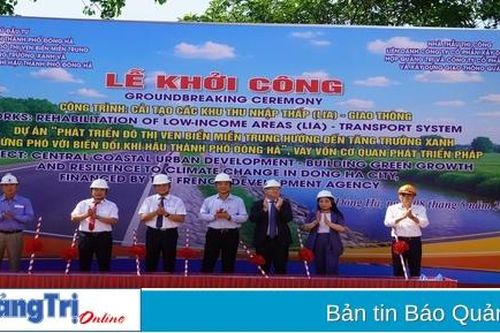 Khởi công công trình Cải tạo các khu thu nhập thấp - hạng mục giao thông