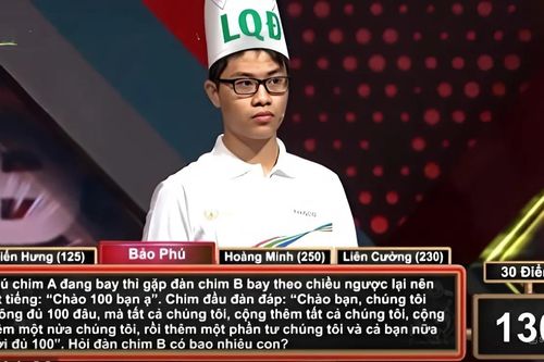 Bài toán tính số chim, 'đánh gục' 4 thí sinh Đường lên đỉnh Olympia