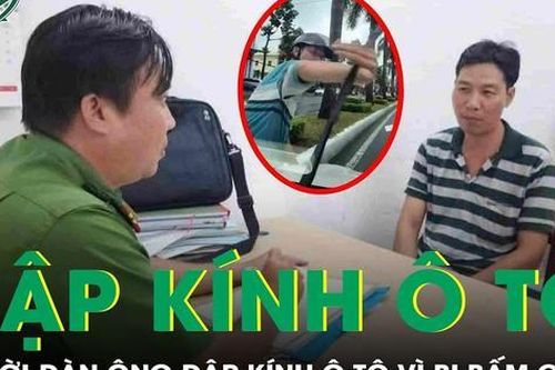 Cần Thơ: Người đàn ông chặn đầu ô tô, đập kính chiếu hậu vì bị bấm còi