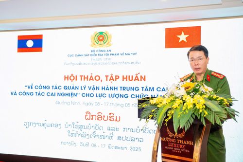 Bộ Công an Việt Nam trao đổi kinh nghiệm, hỗ trợ Lào công tác quản lý, vận hành trung tâm cai nghiện