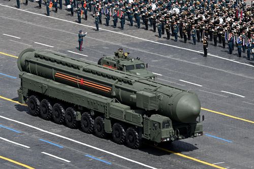 Nga phô diễn khí tài quân sự trong Lễ kỷ niệm 80 năm Ngày Chiến thắng