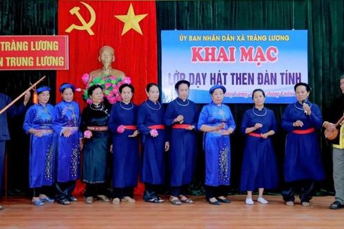 Người Tày ở Tràng Lương gìn giữ nghệ thuật hát Then, đàn Tính