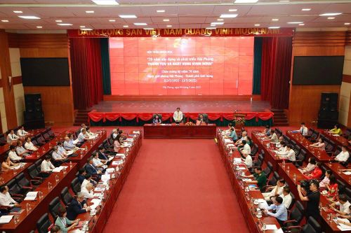Hội thảo Khoa học 70 năm xây dựng và phát triển Hải Phòng