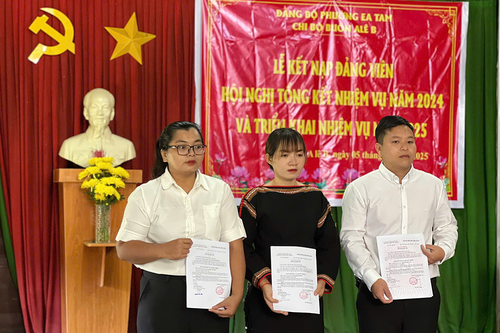 Ea Tam làm tốt công tác phát triển đảng