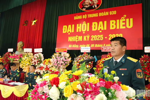 Đảng bộ Trung đoàn Không quân 930 tổ chức Đại hội đại biểu nhiệm kỳ 2025-2030