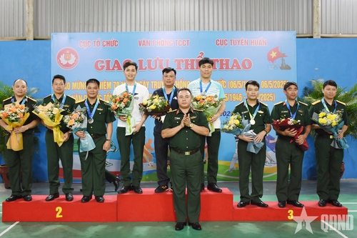 Bế mạc giao lưu thể thao 3 cơ quan thuộc Tổng cục Chính trị