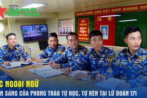 Học ngoại ngữ - Điểm sáng của phong trào tự học, tự rèn tại Lữ đoàn 171