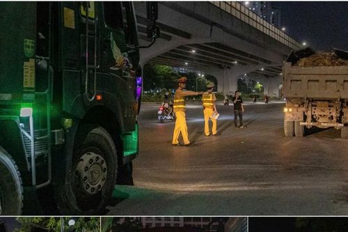 CATP Hà Nội xử lý 555 xe chở hàng quá tải trọng