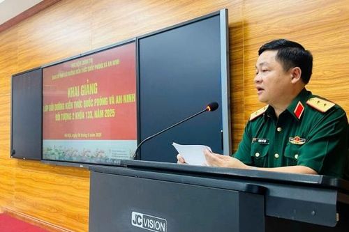 Học viện Chính trị khai giảng Lớp Bồi dưỡng kiến thức quốc phòng và an ninh đối tượng 2 khóa 133