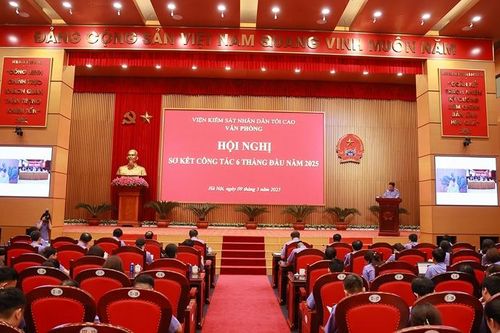 Văn phòng VKSND tối cao tổ chức sơ kết công tác 6 tháng đầu năm 2025