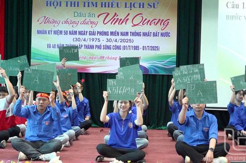 Hội thi tìm hiểu lịch sử với chủ đề 'Dấu ấn những chặng đường vinh quang'