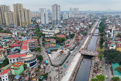 Hiện trạng dự án mở rộng đường Tam Trinh hơn 3.300 tỷ đồng ở Hà Nội