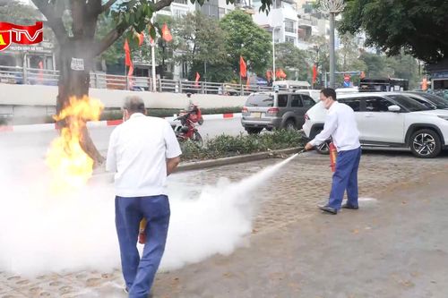 Tăng cường PCCC tại các bãi trông giữ phương tiện trong mùa nắng nóng