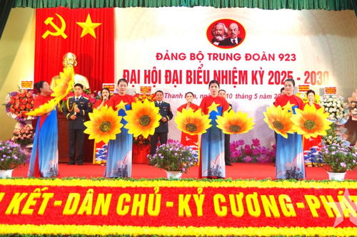 Đảng bộ Trung đoàn 923 tổ chức thành công đại hội nhiệm kỳ 2025 - 2030