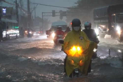 Sáng nay, mưa lớn trên diện rộng
