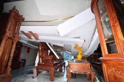 Tuyên Quang: Mưa giông giữa đêm gây sập nhà, ngập úng nhiều nơi