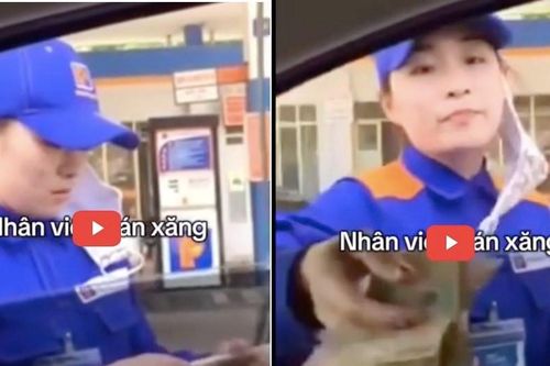 Tranh cãi nhân viên cây xăng phải mở nắp bình xăng ô tô cho khách