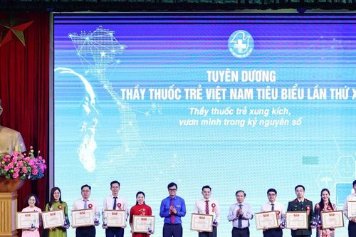 Vinh danh 10 Thầy thuốc trẻ Việt Nam tiêu biểu và 10 Thầy thuốc trẻ triển vọng