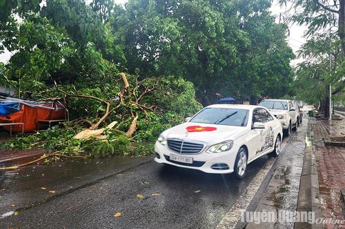 Trận dông lốc sáng 10-5 gây thiệt hại lớn cho người dân