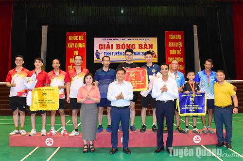 Bế mạc Giải bóng bàn tỉnh Tuyên Quang