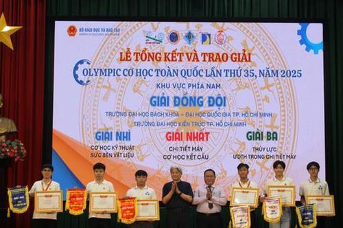 Trường ĐH Bách khoa - ĐHQG TP.HCM dẫn đầu tại kỳ thi Olympic Cơ học lần thứ 35