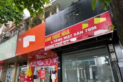 Mặt bằng cho thuê nhà phố Hà Nội ế ẩm vì giá cao