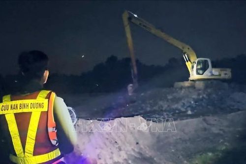 Bình Dương: Tìm thấy thi thể công nhân bị cuốn trôi mất tích sau mưa lớn