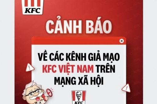 Nhiều tài khoản mạng xã hội giả mạo thương hiệu đồ ăn nhanh